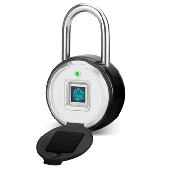 1 комплект Tuya Smart Fingerprint Lock для наружного водонепроницаемого шкафа для багажа, черный