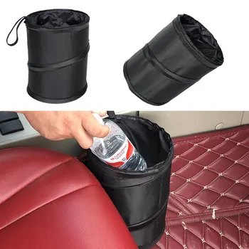 1 шт. Черный автомобильный мешок для мусора, водонепроницаемый автомобильный мешок для мусора, герметичный Автомобильный мешок-холодильник-Автомобильный мешок для мусора с боковым карманом