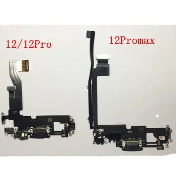 10 шт./лот для iPhone 12 Pro 12Pro Max mini USB Зарядное устройство Порт Разъем Док-станция для зарядки Гибкий кабель Замена