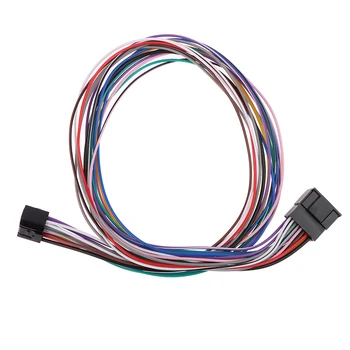 16-контактный Универсальный автомобильный стереоприемник Комплекты жгутов проводов ISO Power Speak ACC Удлинительный кабель-адаптер для мультимедийного плеера Android
