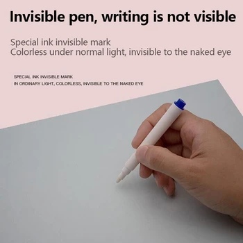 1шт Монохромный УФ-невидимый хайлайтер Креативная ручка с Ультрафиолетовыми Волшебными чернилами для детских вечеринок, Идеи подарков, Новинка, игрушка