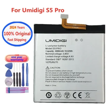 2024 Года Новая Оригинальная сменная батарея 4680 мАч для смарт-аккумуляторов мобильных телефонов UMI Umidigi S5 Pro S5Pro