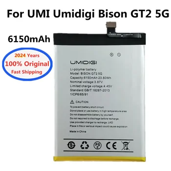 2024 Года Новый Оригинальный Аккумулятор Для UMI Umidigi Bison GT2 5G 6150mAh Сменный Аккумулятор Bateria Быстрая Доставка + Номер Для отслеживания
