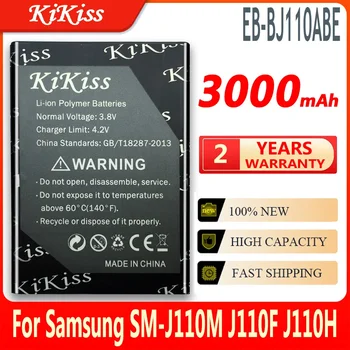 3000 мАч Аккумулятор Для Samsung Galaxy J1 J Ace J110 SM-J110F J110F J110H J110FM J1Ace Аккумулятор Мобильного Телефона С высокой Производительностью EB-BJ110ABE