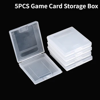 5ШТ Прозрачная коробка для хранения игр, карта, защита от пыли, защитный чехол, коробка для игровых карт для кармана
