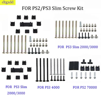 cltgxdd 1 комплект запасных частей для PS2/PS3Slim2000 3000 4000 70000 с фиксированным винтом, комплект гаек для пуговиц с крестообразным винтом