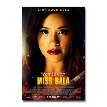 D0109 Плакат из шелковой ткани Miss Bala Movie Art Decor, Картина в помещении, Подарок