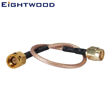 Eightwood RF Коаксиальный кабель В сборе SSMA Штекер Штекер SMA Штекерный Разъем Косичка RG316 RF Коаксиальный кабель 30 СМ Настраиваемый