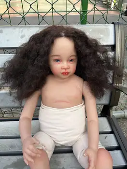 FBBD заказала ограниченную поставку 32-дюймового возрожденного младенца Мейли с волосами ручной работы, реальные фотографии, раскрашенные наборы с разъемами