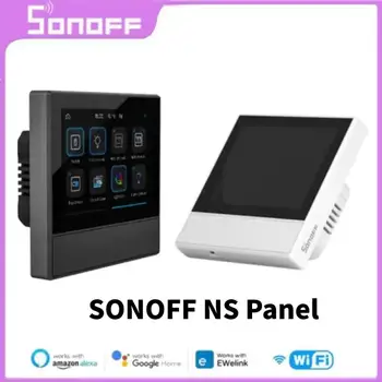 SONOFF NS Panel Smart Scene Настенный Выключатель EU/ US Wifi Smlart Переключатель Дисплея Термостата App Control С Ewelink Alexa Google Home