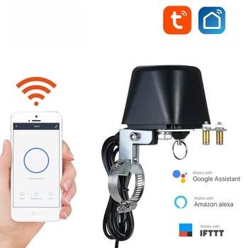 Tuya Smart Life Wifi / Zigbee Контроллер Водяного Клапана Таймер Автоматического Переключения через Alexa Smartthings Домашний Ассистент Яндекс Станция 2 Алиса