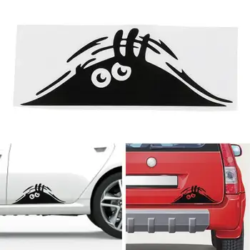 Автомобильная наклейка Peeking Monster виниловая наклейка для Skoda Octavia A5 A7 Fabia Superb Rapid Kodiaq Kamiq