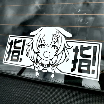 Автомобильные Наклейки Cute Anime Die Korone Inugami Виниловая Наклейка Hololive Sticker Vtuber Kawaii Dog Стример Hololive JP Anime Waifu