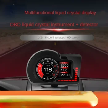 Автомобильный Головной дисплей HUD Автомобильный OBD Многофункциональный ЖК-дисплей 