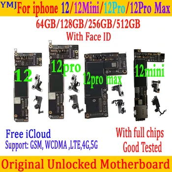 Бесплатная Доставка Материнская Плата Clean iCloud Для iPhone 12 MINI Материнская Плата Поддерживает Обновление iOS Для iphone 12 Pro Max Logic Board Plate