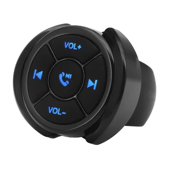 Беспроводной Bluetooth Пульт Дистанционного Управления Мультимедийная кнопка Автомобиля Мотоцикла Велосипеда Воспроизведение музыки на Рулевом Колесе для IOS Android Телефон Планшет