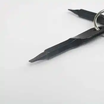 Брелок для ключей из нержавеющей стали с плоской отверткой и крестообразными отвертками
