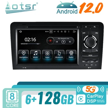 Для Audi A3 S3 RS3 2003-2013 Android автомагнитола 2Din Авторадио стерео Мультимедийный видеоплеер Экран головного устройства GPS Навигация