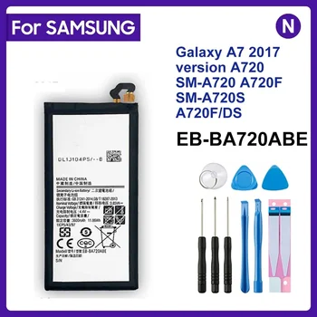 Для SAMSUNG EB-BA720ABE 3600 мАч Батарея для Samsung Galaxy A7 2017 версия A720 SM-A720 A720F SM-A720S A720F/DS