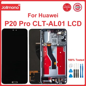 ЖК-дисплей Для Huawei P20 Pro ЖК-дисплей С Сенсорным экраном Digitizer В Сборе Замена Для Huawei P20 Plus lcd CLT-AL01 CLT-L29 CLT-L09