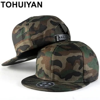 Камуфляжные спортивные кепки TOHUIYAN для мужчин, военная армейская бейсболка, уличные камуфляжные охотничьи шапки, женские кепки Gorras Snapback в стиле хип-хоп