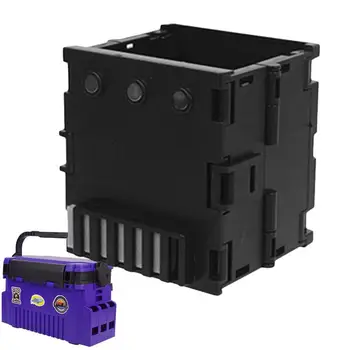 Коробка-органайзер для рыболовных принадлежностей Контейнер Tacklebox Двухслойная коробка для рыболовных принадлежностей Портативная Большая коробка для хранения рыболовных инструментов Для