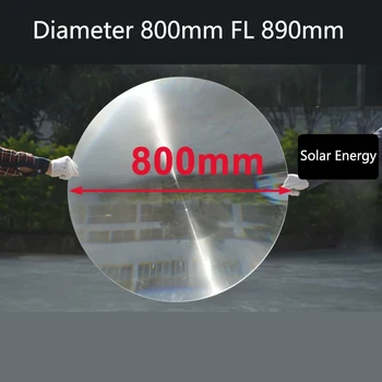 Круглый Диаметр 800 мм, большой размер, Концентрический круг Френеля, Фокусировка поля, Зажигание, Научная экспериментальная линза, Солнечная энергия