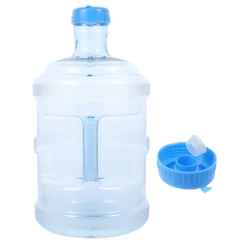 Кувшин для воды объемом 5 галлонов, пластиковая крышка-корона, Многоразовая бутылка для воды, ведро для хранения воды, 2 крышки, 5-литровый контейнер для воды, вода для кемпинга