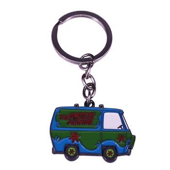Легендарный брелок для ключей Scooby's Mystery Van, сувенир из мультсериала детства, теперь вы можете начать свое таинственное приключение!