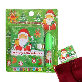 Маленькие блокноты для детей, портативный милый мультяшный Маленький Рождественский блокнот, Водонепроницаемый Рождественский подарок, Многофункциональная милая записная книжка