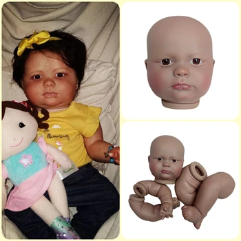 Наборы кукол Джозеф Реборн 60 см, черные волосы, 3D-роспись, детали для новорожденных кукол Boneca Acessórios Kit