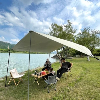 Небольшая палатка, открытый хлопчатобумажный навес, защищающий от солнца, ветра и дождя, большой легкий переносной пляж