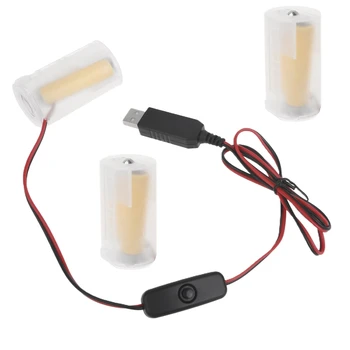 очистители ioio от USB до 4,5 В LR20 D Кабельный шнур Провод питания для игрушек/контроллеров/газового водонагревателя