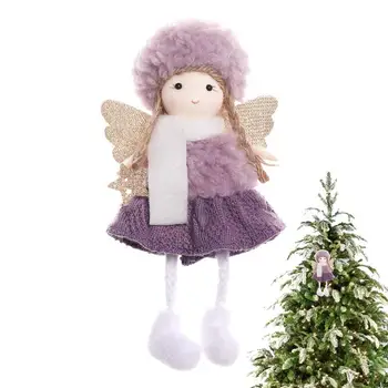Подвески с куклами-ангелами, Рождественская Неувядающая Кукла-Ангел без ворса, Товары для домашнего декора, столы для Рождественской елки, Подоконник