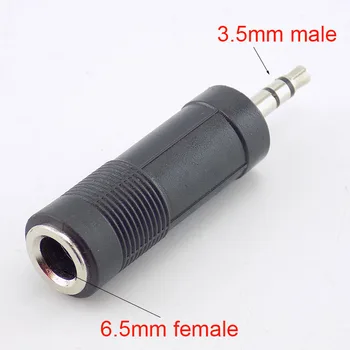 Разъем аудиоадаптера постоянного тока 3,5 мм от мужчины до 6,5 мм от Женщины 3,5 мм 6,5 мм Для Наушников Разъем для наушников Штекер Преобразователя микрофона