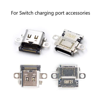 Разъем для зарядного устройства Type-c, Высококачественная и долговечная замена, Ремонт выключателя Для разъема питания консоли Switch Ns