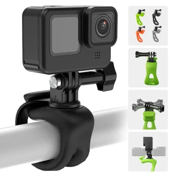 Силиконовый регулируемый эластичный ремешок для наружных камер GoPro 12 11 10 Для любителей приключений Фотографы Прямая поставка