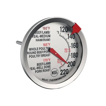 Термометр для кухонной духовки из нержавеющей стали, термометр для домашнего приготовления хлеба
