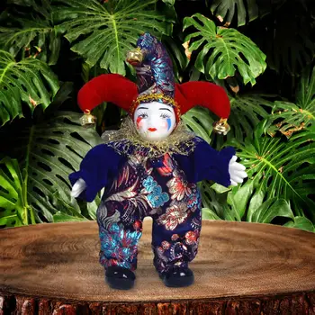Фарфоровая кукла-клоун 7,87 